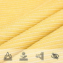 solsejl 160 g/m² 5x6 m HDPE beige