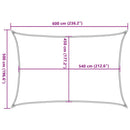 solsejl 160 g/m² 5x6 m HDPE beige