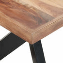 spisebord 180x90x75 cm akacietræ med honningfarvet finish
