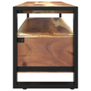 tv-skab 120x35x45 cm massivt træ med honningfarvet finish