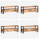 tv-skab 120x35x45 cm massivt træ med honningfarvet finish