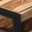 tv-skab 120x35x45 cm massivt træ med honningfarvet finish