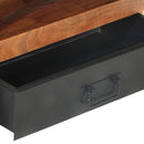 tv-bord 120x30x40 cm massivt teaktræ
