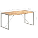 spisebord 160x80x75 cm massivt ru mangotræ