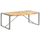 spisebord 200x100x75 cm massivt ru mangotræ
