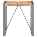 spisebord 70x70x75 cm massivt ru mangotræ
