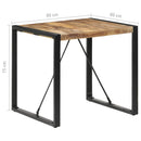 spisebord 80x80x75 cm ru mangotræ