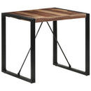 spisebord 80x80x75 cm massivt træ