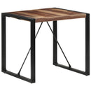 spisebord 80x80x75 cm massivt træ