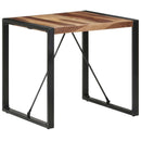 spisebord 80x80x75 cm massivt træ