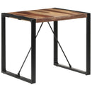 spisebord 80x80x75 cm massivt træ