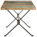 spisebord 160x80x76 cm massivt genbrugstræ