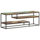 tv-skab 130x30x45 cm massivt genbrugstræ
