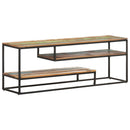 tv-skab 130x30x45 cm massivt genbrugstræ
