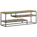 tv-skab 130x30x45 cm massivt genbrugstræ