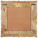 spejl 50x50 cm massivt mangotræ