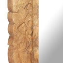 spejl 80x50 cm massivt mangotræ