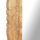 spejl 110x50 cm massivt mangotræ