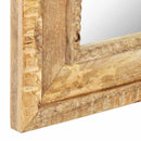 spejl 50x3x110 cm massivt mangotræ