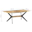 spisebord 180x90x76 cm massivt mangotræ