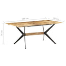 spisebord 180x90x76 cm massivt mangotræ