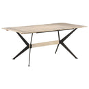 spisebord 180x90x76 cm massivt mangotræ