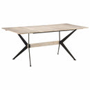 spisebord 180x90x76 cm massivt mangotræ