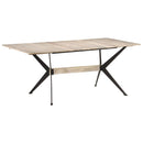 spisebord 180x90x76 cm massivt mangotræ
