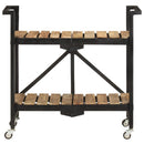 køkkenvogn 87x36x81 cm massivt mangotræ