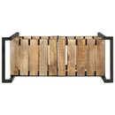 køkkenvogn 87x36x81 cm massivt mangotræ