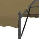pavillon 4x3x2,6 m 180 g/m² gråbrun