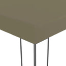 havetelt 3x3 m 180 g/m² gråbrun