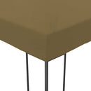 pavillon 6x3x2,7 m 180 g/m² gråbrun