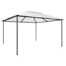 havepavillon 4x4x3 m 180 g/m² hvid