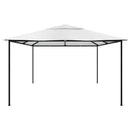 havepavillon 4x4x3 m 180 g/m² hvid