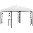 pavillon 3x3 m 180 g/m² hvid