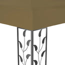pavillon 6x3 m 180 g/m² gråbrun