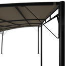 havemarkise 6x3x2,55 m gråbrun