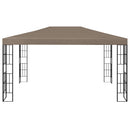 pavillon 4x3 m gråbrun