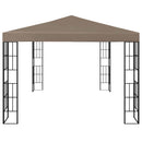 pavillon 4x3 m gråbrun