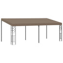 vægmonteret pavillon 6x3x2,5 m gråbrun