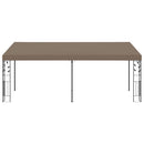 vægmonteret pavillon 6x3x2,5 m gråbrun