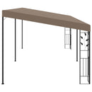 vægmonteret pavillon 6x3x2,5 m gråbrun