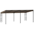 vægmonteret pavillon 6x3x2,5 m gråbrun