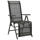 positionsstole 2 stk. textilene og aluminium sort