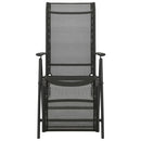 positionsstole 2 stk. textilene og aluminium sort