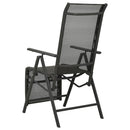 positionsstole 2 stk. textilene og aluminium sort