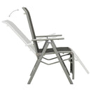 postitionsstole 2 stk. textilene og aluminium