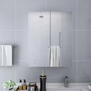 323607 vidaXL Bathroom Mirror Cabinet White 60x15x75 cm MDF