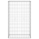 gabionvæg med dæksler 60x30x100 cm galvaniseret stål